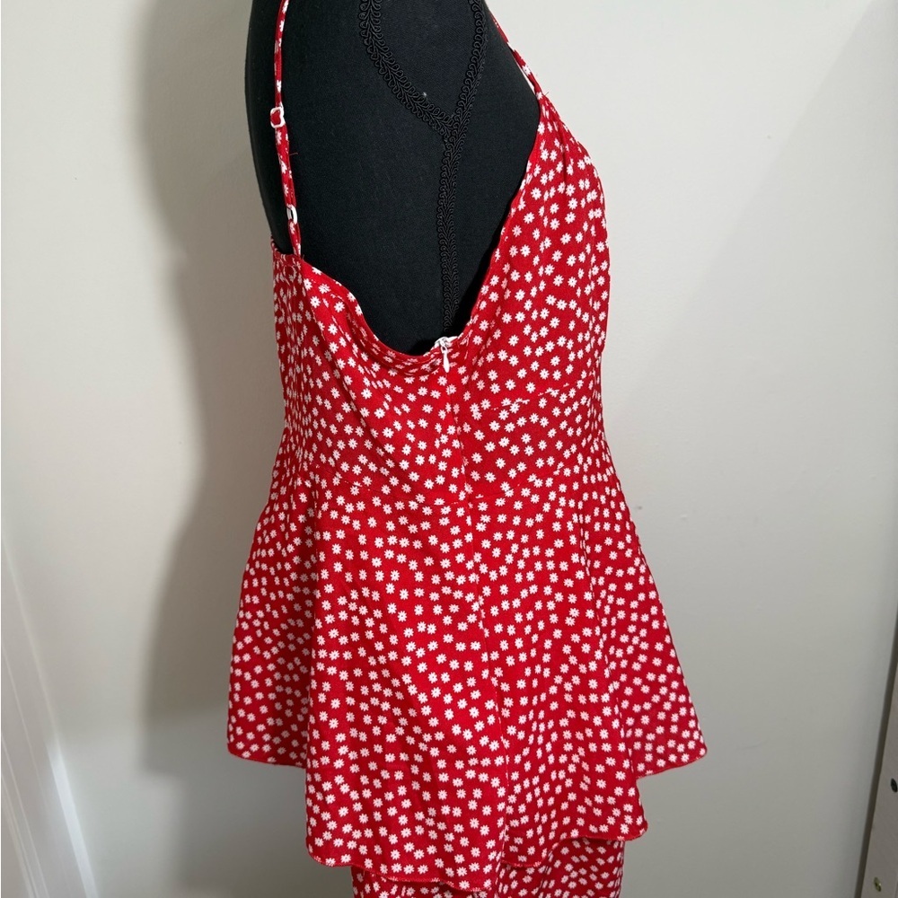 SHEIN Red Ruffled Skorts - Picture 6 of 6